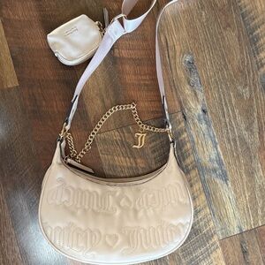 Juicy couture crossbody purse beige